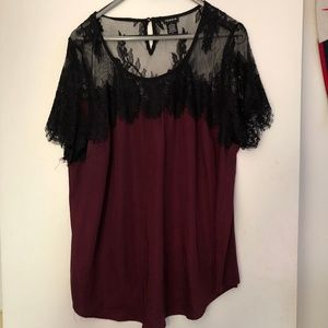 Maroon Torrid Blouse